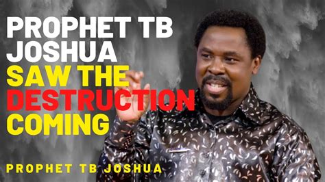 He had stroke two months ago and was flown by air ambulance to turkey for treatment, howafrica understands. TB Joshua 2020 Prophecy 💖 Prophet TB Joshua Saw The ...