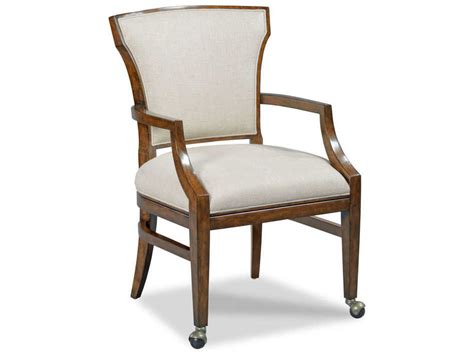 Woodbridge Furniture Bordeaux Arm Rolling Dining Chair Wbf729610