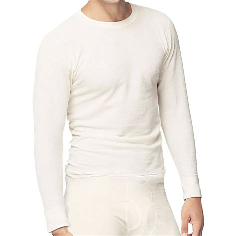 place and street mens thermal shirt underwear waffle knit cotton