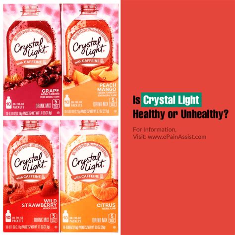 Is Crystal Light Healthy Or Unhealthy