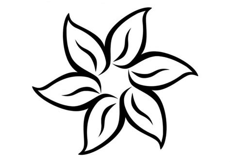 Disegno di fiori colorati a colori per bambini. Fiore stilizzato disegno da colorare gratis - disegni da colorare e stampare gratis immagini per ...