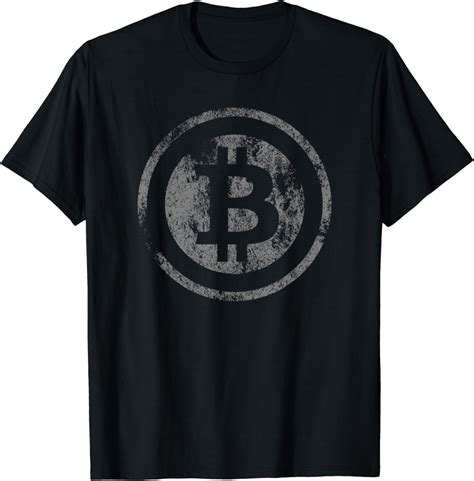 Vintage Bitcoin Logo T Shirt Clothing
