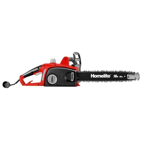 Homelite 16 In 12 Amp Electric Chainsaw Ut43122b The Home Depot