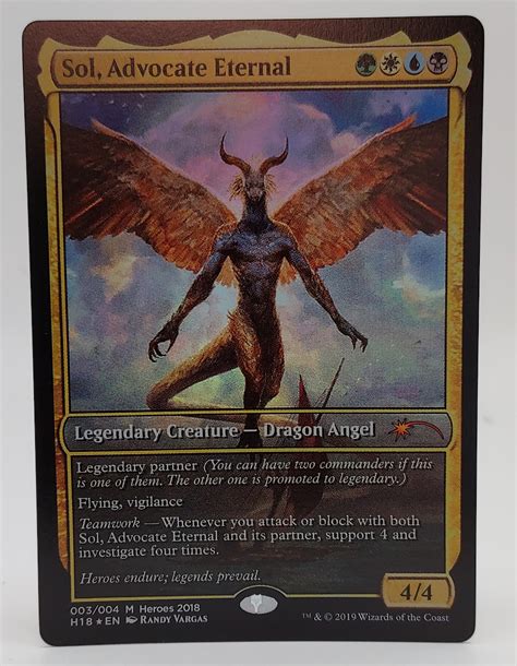 Sol Advocate Eternal From Heroes Of The Realm Promos Proxy
