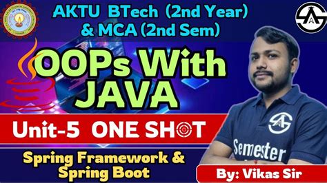 Aktu Oops With Java Unit One Shot Marathon Btech Nd Year Mca