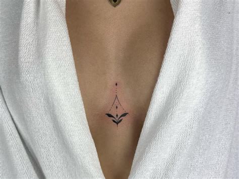 Attractive Sternum Tattoo Designs And Ideas