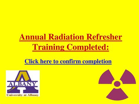 Ppt Radiation Safety Training Annual Refresher Training Powerpoint