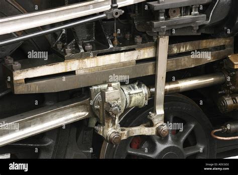 Steam Locomotive Valve Gear Stock Photo Alamy