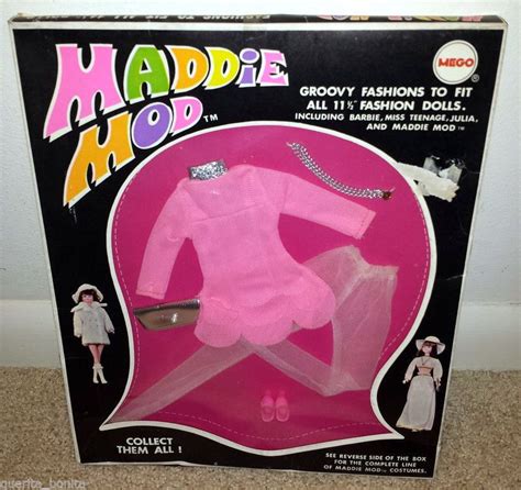 Maddie Mod Outfit 1708 Petal Pink Mego Vintage 1970 Nylons Dress