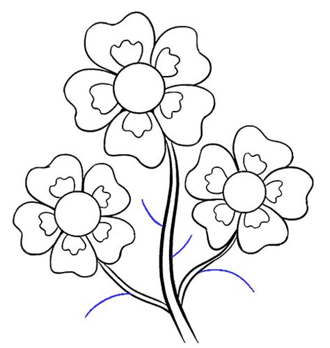 Dibujos de Flores para colorear - Colorear24.com