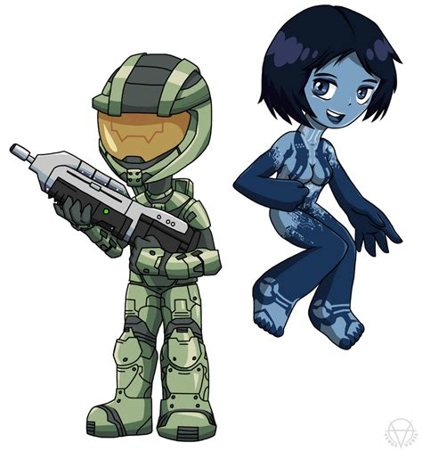 140515 Master Chief Cortana By Revengerevisited On Deviantart