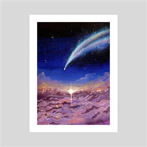 Comet Tiamat An Art Print By Karen Cheok Inprnt