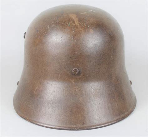 Cs Militaria Ww1 Rare Austro Hungary Helmet With German Supplied Shell