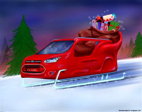 Merry Christmas Car Image Best Wallpapers