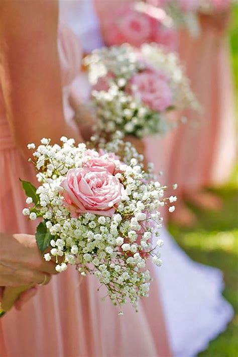 White hydrangea with babies breath bouquet. Baby's Breath Wedding Ideas For Rustic Weddings | Wedding ...