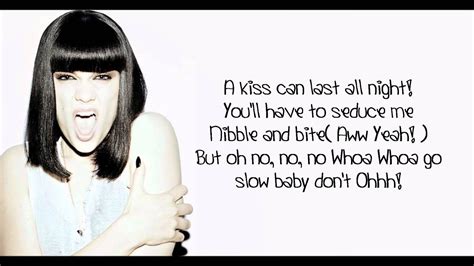 Jessie J Sexy Silk Lyrics♥ Youtube