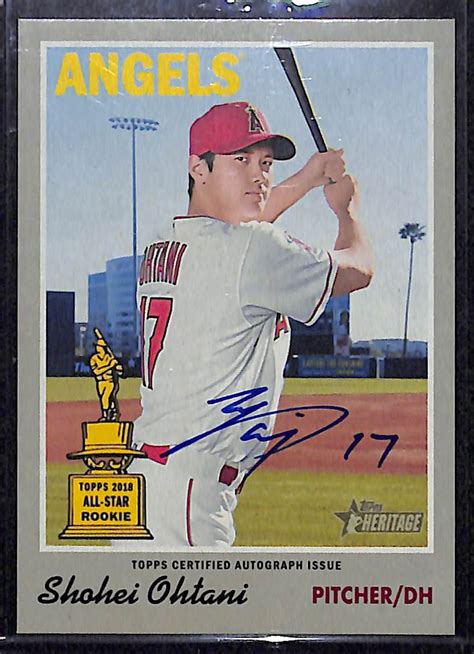 Lot Detail 2019 Topps Heritage All Star Rookie Shohei Ohtani