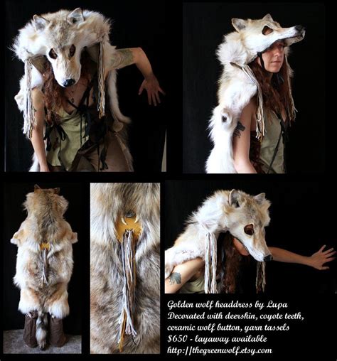 Wold headdress | Wolf headdress, Wolf costume, Headdress