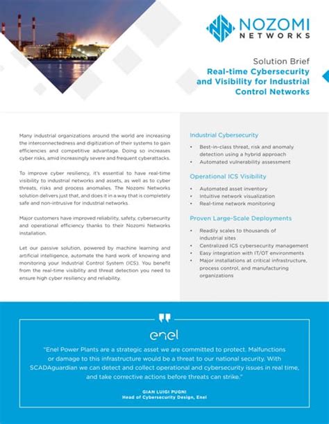 nozomi networks solution brief pdf