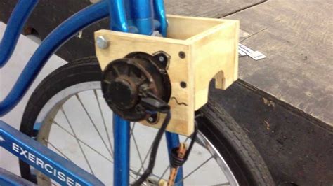 Make sure that you get a clamp with jaws wide enough for your specific bike. DIY Exercise Bike Generator - YouTube