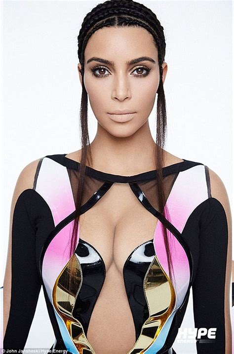 Kim Kardashian Flaunts Her Cleavage And Waist In Futuristic Photoshoot