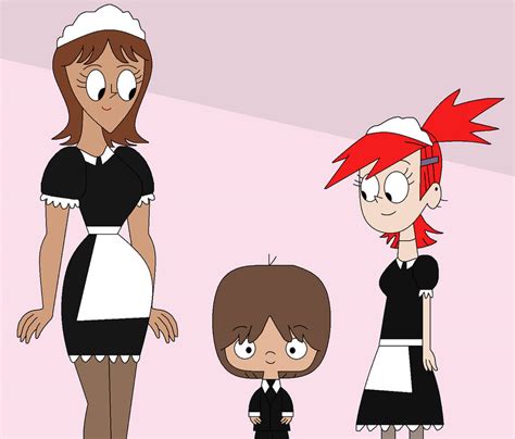 Two Maids And A Butler By Wildandnaturefan On Deviantart