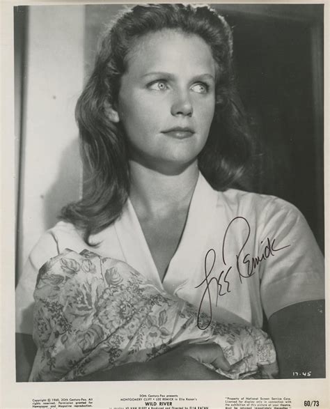 lee remick signed movie photo