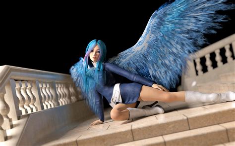 Girl Woman Wings Angel Wallpaper Coolwallpapersme