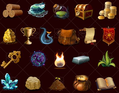 Hd Common Icon Pack Gamedev Market