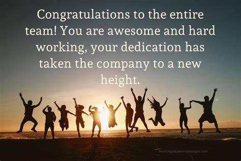 Congratulation Messages For Team Members Best Congratulation Messages