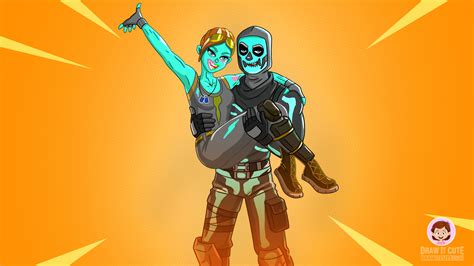 How To Draw Ghoul And Skull Trooper Fortnite Season 1
