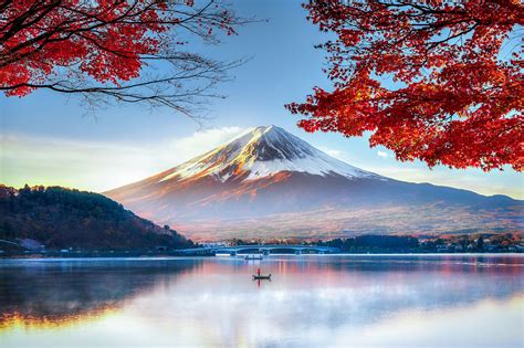 Pemandangan Gunung Fuji Hd Gambar Kartun Pemandangan Alam Wallpaper