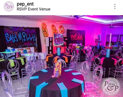 Girls party themes, boys party themes, themes for parties. Hip Hop (90s Theme) Sweet 16 Birthday Party | 90s theme ...