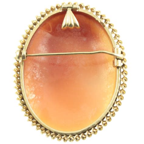 9ct Gold Cameo Brooch Carus Jewellery