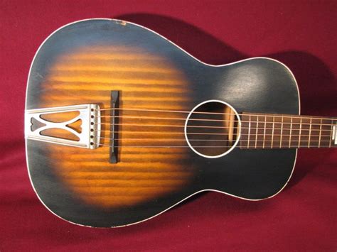 Vintage Stella Harmony Acoustic Parlor Guitar Acoustic Guitar Guitar