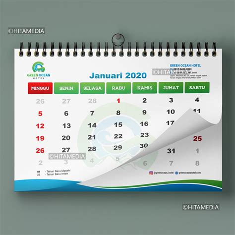 Cetak Kalender Custom