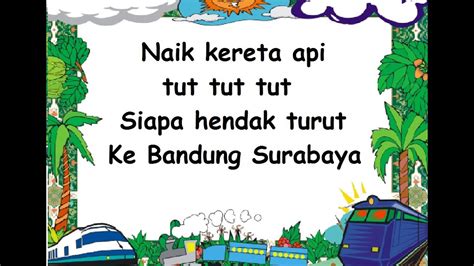 Nikmati kemudahan download turun naik, streaming turun naik, dan lirik lagu turun naik hanya di musik area. NAIK KERETA API (LIRIK) - Lagu Anak - Cipt. Ibu Sud ...