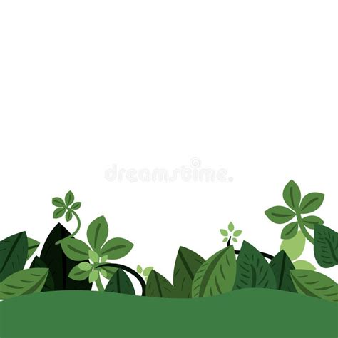 Green Leaves Plants Stock Illustration Illustration Of Plant 144448047