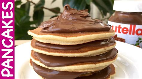 Don't overmix the dry and wet ingredients. How to Make Delicious American Pancakes with Nutella (Step ...