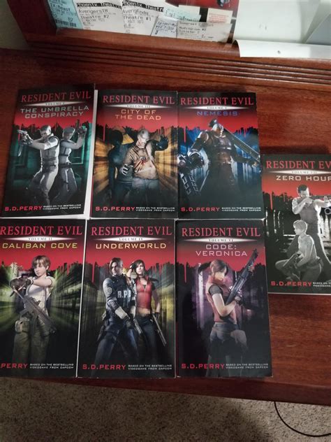 I Just Got The Resident Evil Books Today In The Mail Im Looking