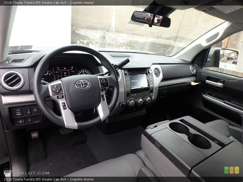 Graphite Interior Photo For The 2018 Toyota Tundra Sr5 Double Cab 4x4
