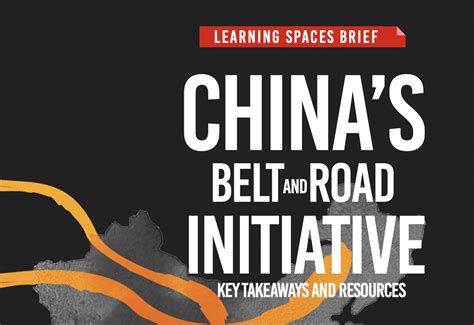 Learning Spaces On Chinas Belt And Road Initiative And Beyond