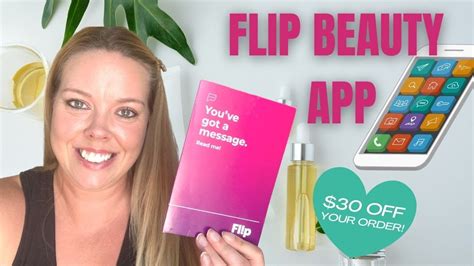 FLIP Beauty APP 30 OFF CODE Updated APP Review Unboxing KAYO