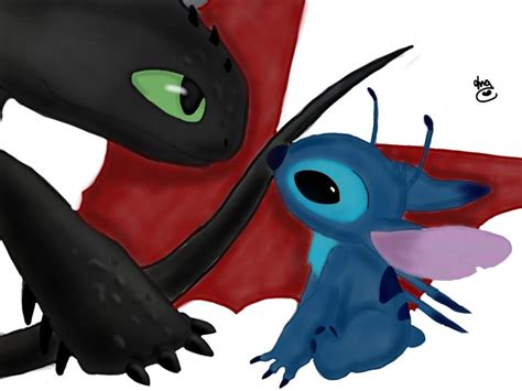 Stitch And Toothless Wallpaper WallpaperSafari