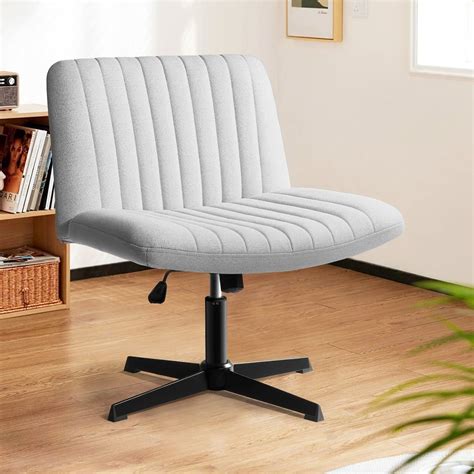 Bowthy Armless Office Chair Ergonomic Computer Task Desk Chair Without
