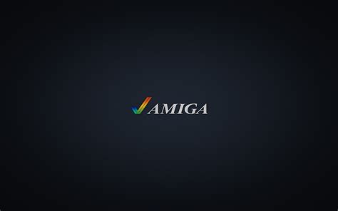Download Amiga Logo Dark Blue Background By Pixeloza By Jacqueliner