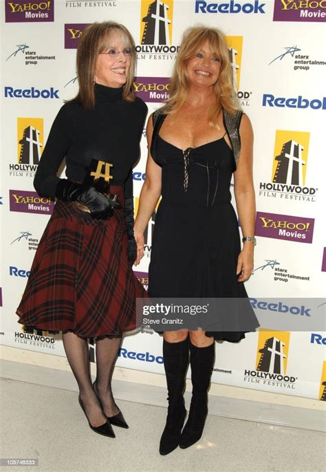 Diane Keaton And Goldie Hawn During 9th Annual Hollywood Film