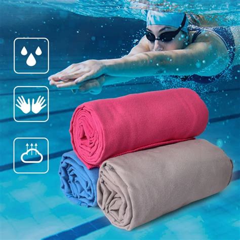 Portable Size Outdoors Quick Dry Travel Towel Compact Solid Color Microfiber Towel For Camping