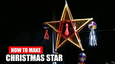Diy Christmas Star How To Make Christmas Star How To Make A Hanging