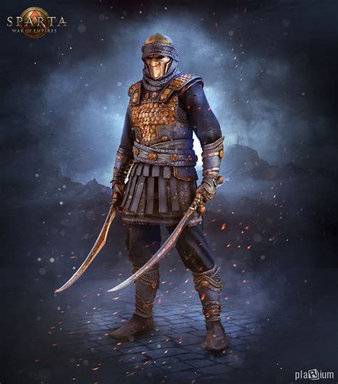 Arabic Assassin Persian Warrior Fantasy Character Design Game Character